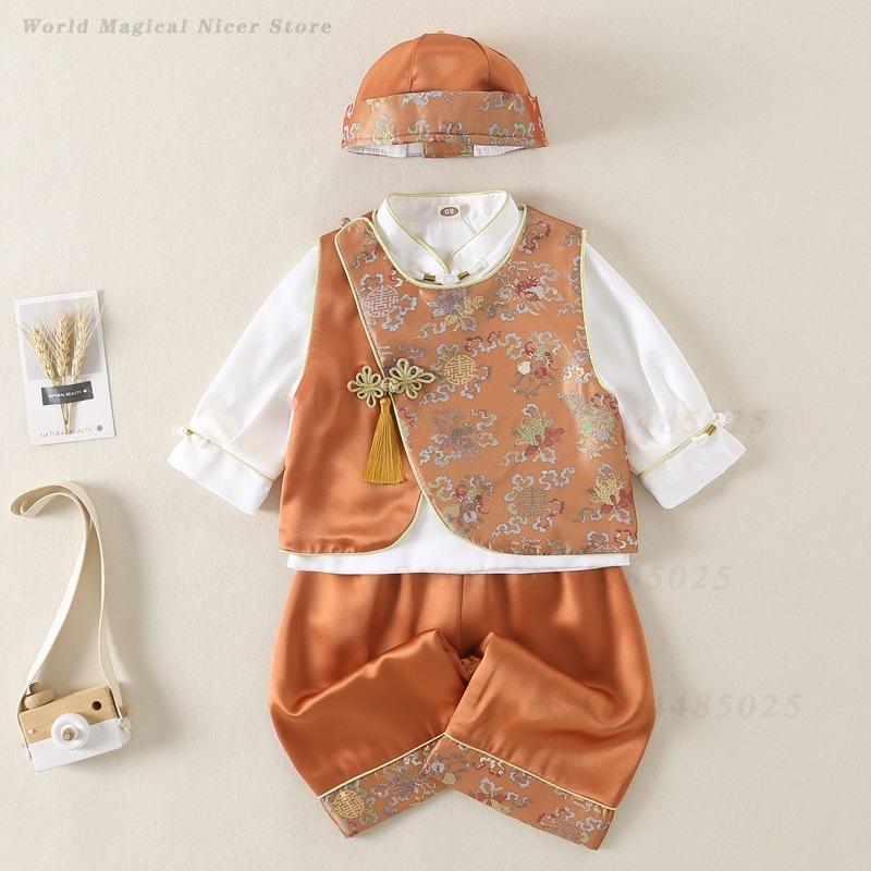 Summer Clothing For Baby Boy - 봄 여름 아기 당나라 정장 어린이