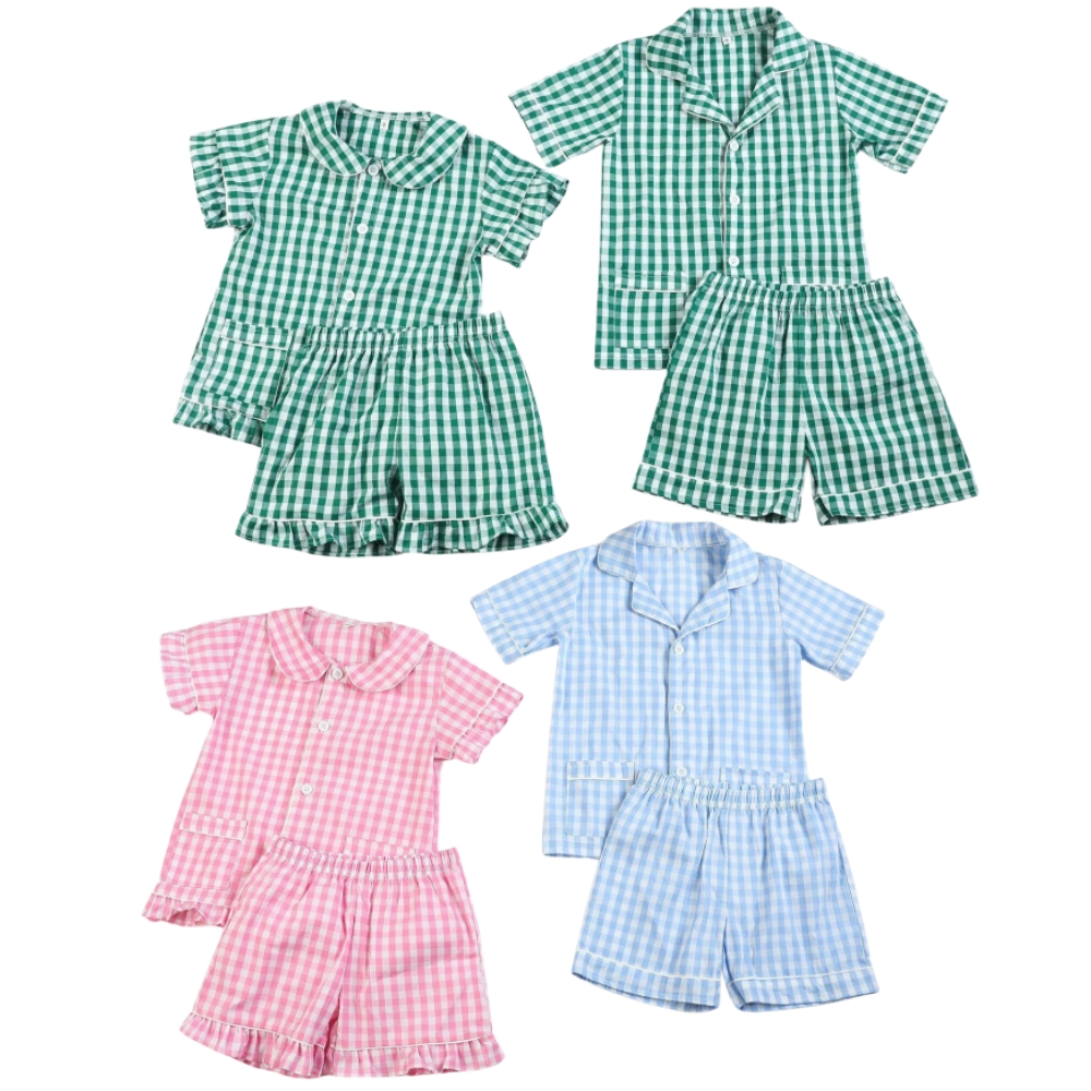 Summer Clothing For Baby Boy - 도매 1-12 세 어린이 잠옷 100%