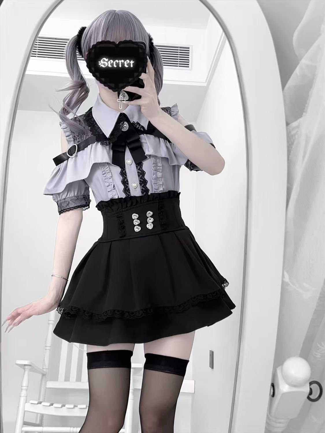 Summer Japanese Clothing - 스윗 인터넌스 칼리지 스타일 슬리밍 홀