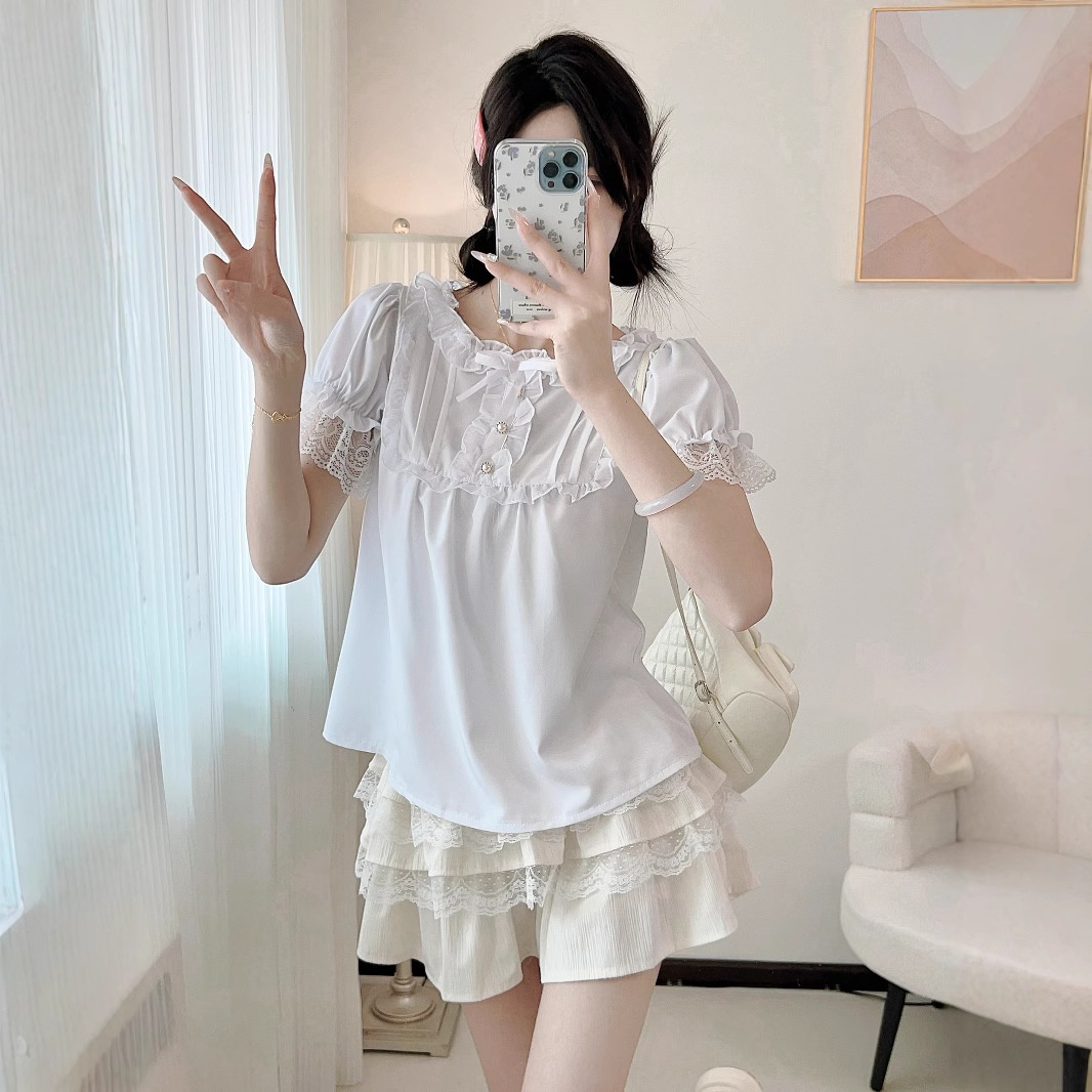 Summer Victorian Clothing - 빅토리아 시대 여성용 고딕 스타일 셔츠,