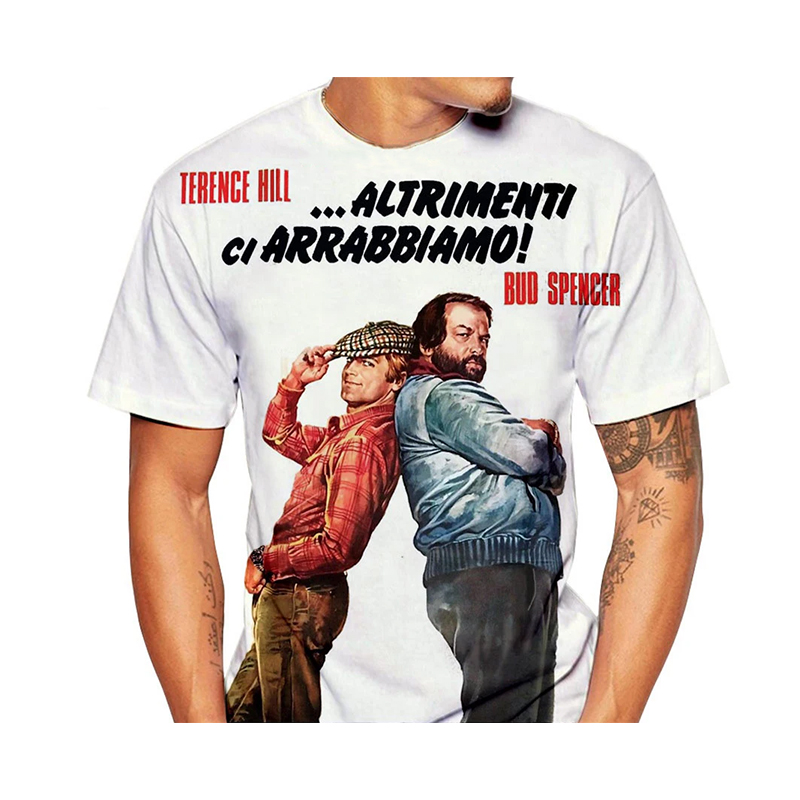 버드 스펜서 테렌스 힐 티셔츠 3D 프린트 스트리트웨어 - Summer Hill Clothing 리뷰 및 가격