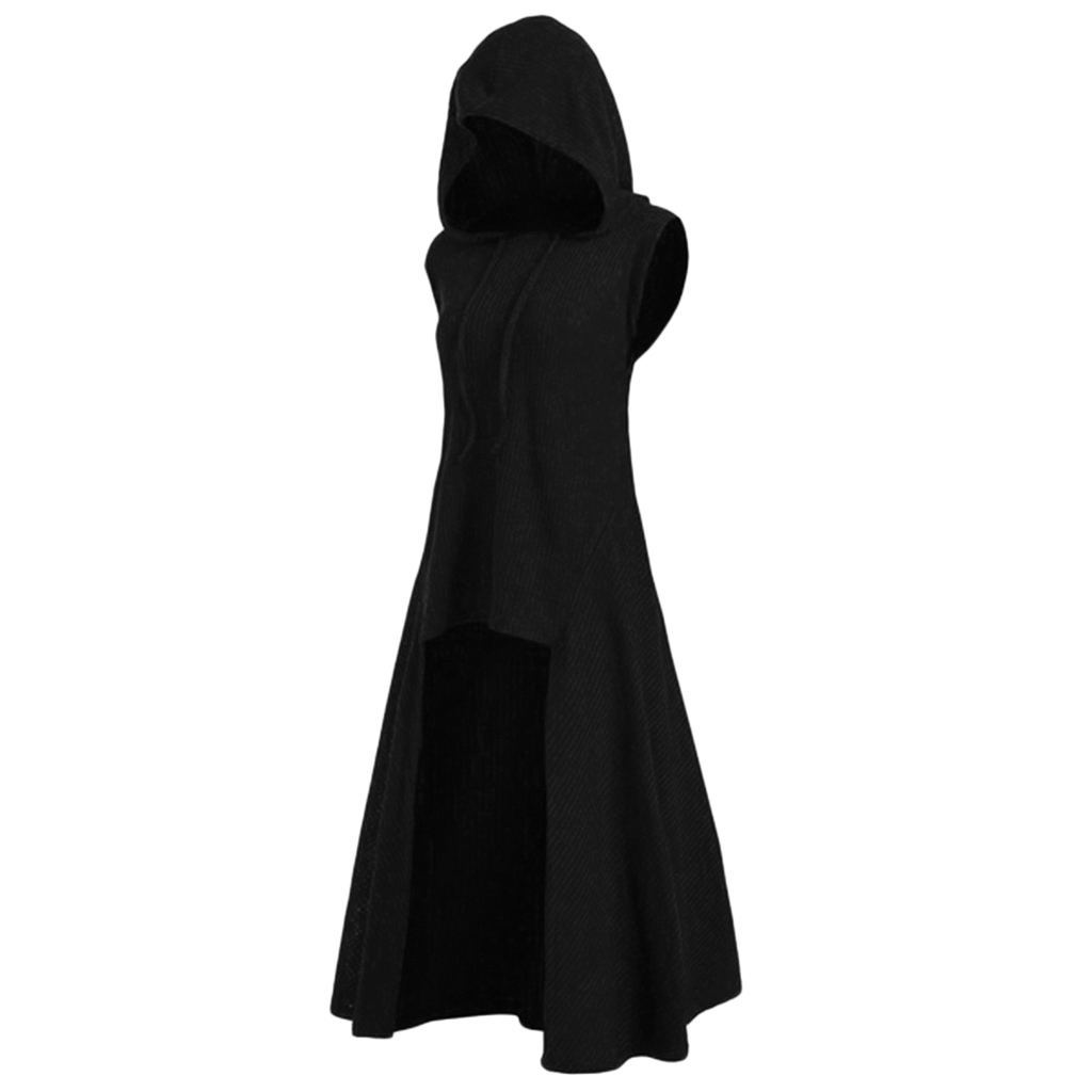 스팀펑크 롱 후드 트렌치 스웨터 여성용, 패션 고딕 의 - Summer Victorian Clothing 리뷰 및 가격