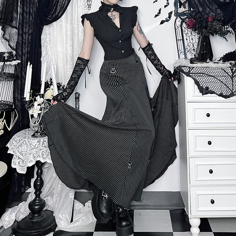 RORORIRI 르네상스 빅토리아풍 해적 스커트 블랙  - Summer Victorian Clothing 리뷰 및 가격