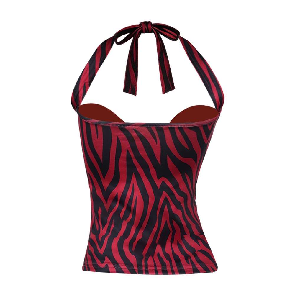 니키 코스프레 레드 홀터탑 영화 오브세션 롤플레잉 코스 - Halter Neck Top 리뷰 및 가격