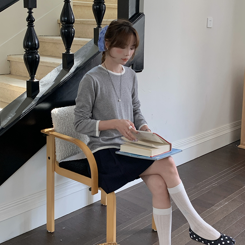 100% 면 여성용 O넥 컬러 블로킹 긴소매 셔츠 플러 - Summer Clothing Women 리뷰 및 가격