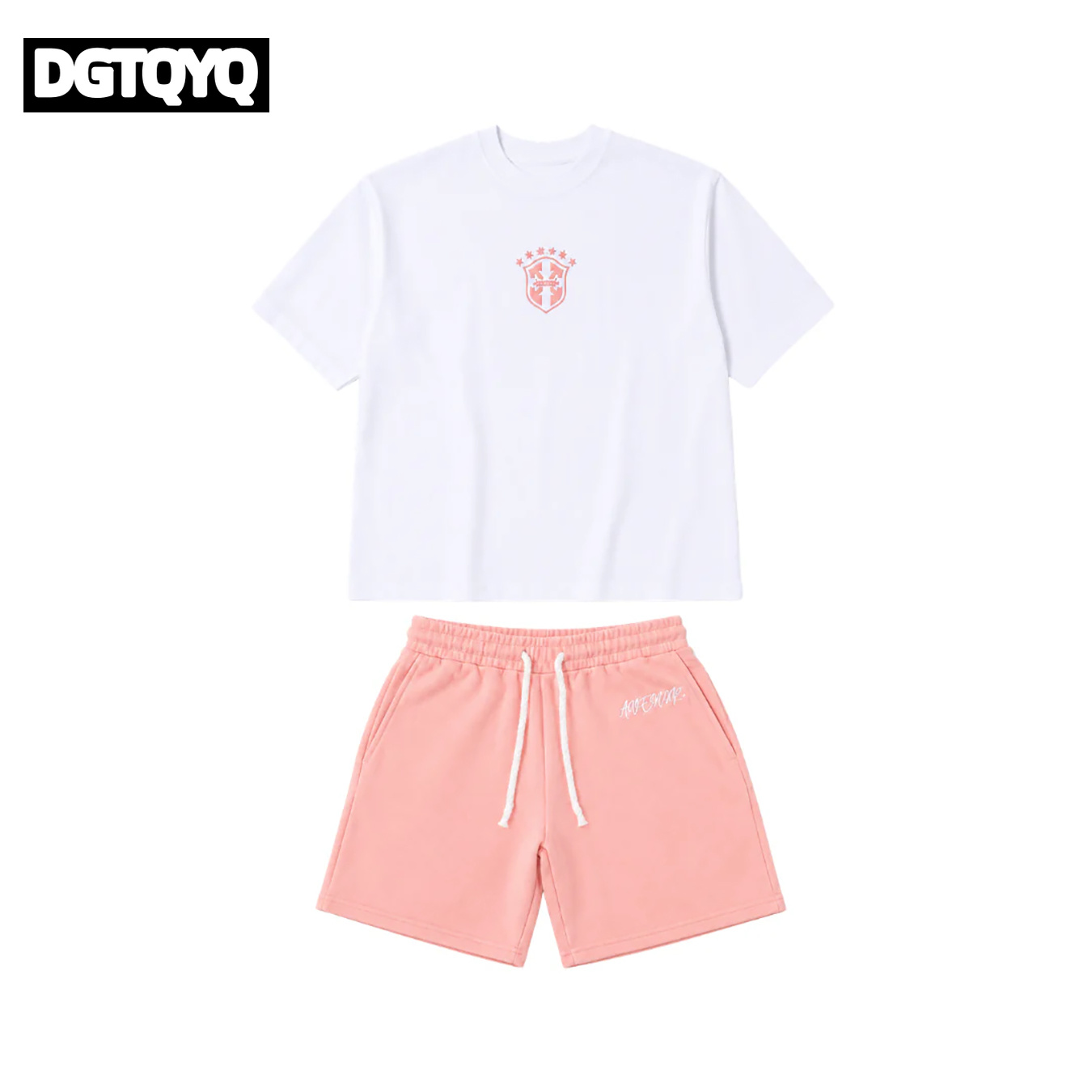 남성용 여름 신상 핑크 자수 캐주얼 반바지 스트레이트  - Summer Clothing Women 리뷰 및 가격
