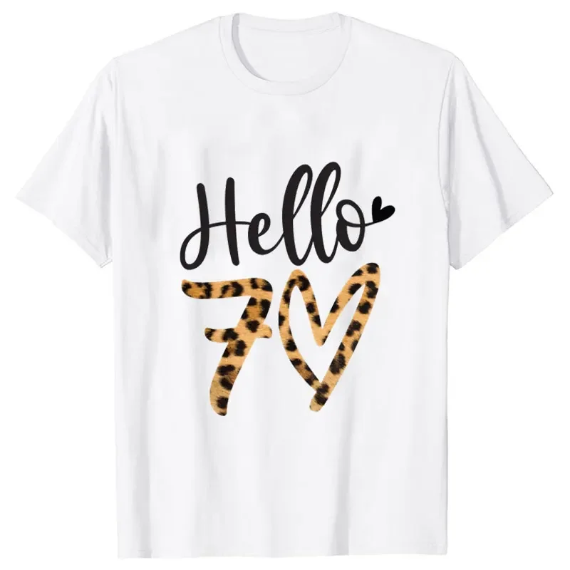 여성용 헬로 70 탑스 레오파드 그래픽 티셔츠, 70  - Summer Loving Clothing 리뷰 및 가격