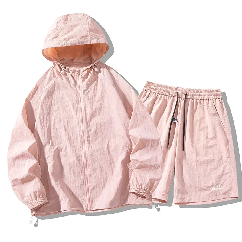 아이스 실크 야외 자외선 차단 의류 세트 모자 얇고 통 - Summer Clothing Women 리뷰 및 가격