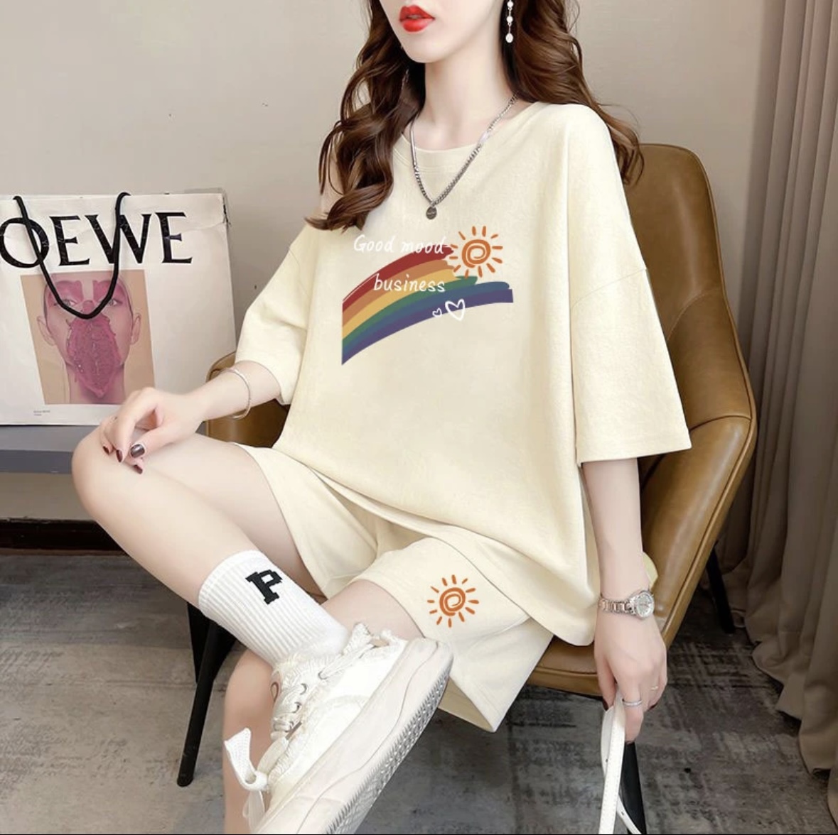패션 여성 여름 반바지 세트, 스포츠웨어, 오버사이즈  - Summer Clothing Pieces 리뷰 및 가격